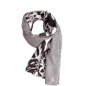 VENCA Foulard meds mujer by VencaStyle - 027191,ESTAMPADO BLANCO/NEGRO,UNICA