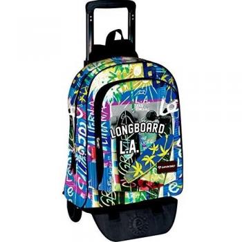 Perona 54385 Longboard Mochila escolar, 42 cm, Multicolor