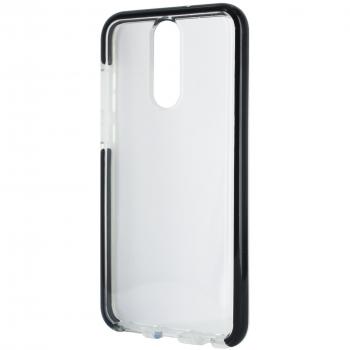 Funda Muvit Cristal Soft Bump para Huawei Mate 10 Lite transparente borde negro