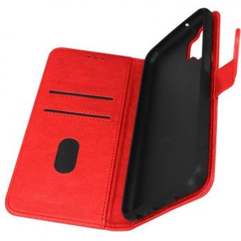 Funda Samsung Galaxy A13 con Tarjetero y Soporte de Vídeo en color Rojo