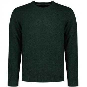 Jersey de Hombre Hackett de Lana Lambswool Verde Casual Manga Larga S