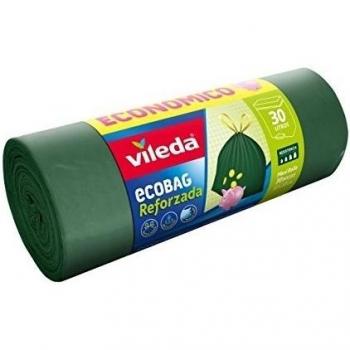 Vileda Ecobag Reforzada Maxi Rollo - Bolsa de basura de 30 L, 30 unidades