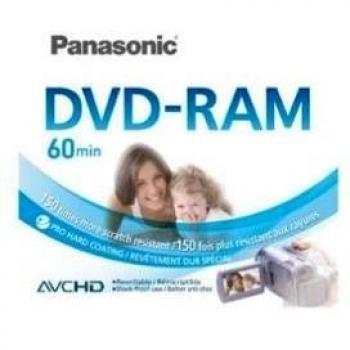 Panasonic LM-AF60E DVD en Blanco 8 cm DVD-RAM 2,8 GB Pro Hard Coating Gold