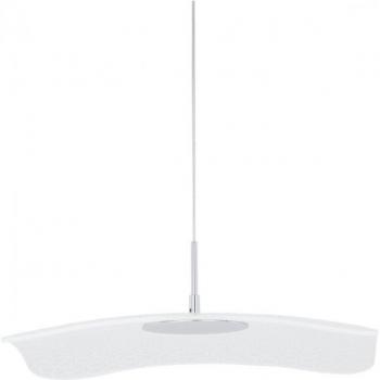 Lámpara colgante moderna Blossom Chrome, transparente, led, cromo, blanco cálido 3000K, 550lm