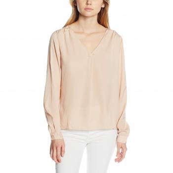 VILA CLOTHES VIMELLI L/S NEW TOP-NOOS, Camisa Manga Larga Mujer, Rosa