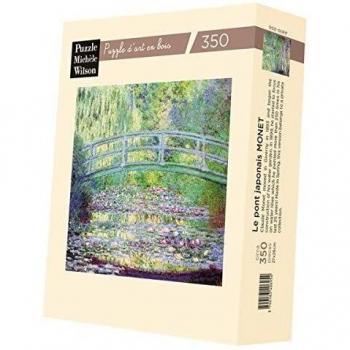 Puzzle de arte en madera - 350 piezas - El puente japonés - Claude Monet