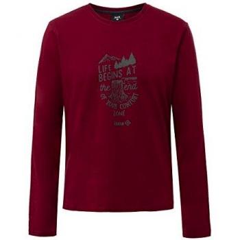 Izas Arosa Camiseta Algodón, Hombre, Rojo Mineral / Gris, XL
