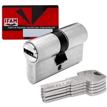 IFAM 036010 Cilindro para puertas, Níquel, 35/35