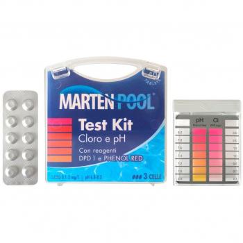 Kit de Prueba de Cloro y pH - 40 Tabletas Papillon