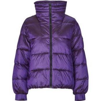 Hugo Boss C_Padina Women's Regular Fit Padded Jacket in Shiny Purple Fabric, Size L