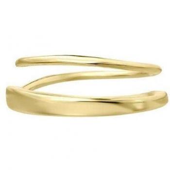 Piercing aro Earcandy Double Twist de Plata 925 bañado en oro amarillo 18k