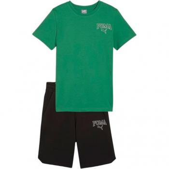 Conjunto Puma Squad ET Archive Infantil Verde