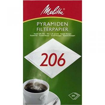 Melitta papel filtro pirámide 206 G 200 piezas