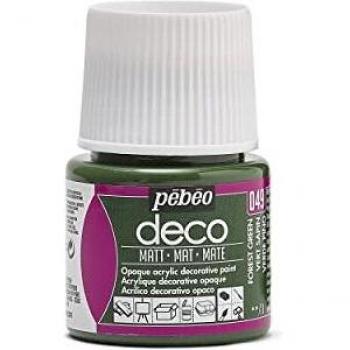 Pintura Acrílica Pébéo P.BO Deco Verde Abeto Mate 45ml