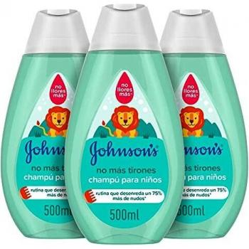 Johnson's Baby Champú No Más Tirones para Niños, Deja el Cabello Suave, Liso y Fácil de Peinar