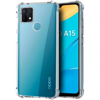 Funda TPU Antishock transparente para Oppo A15 / A15s