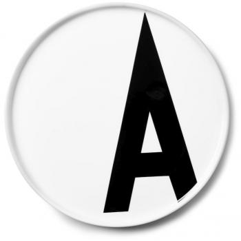 Design Letters Plato de porcelana personal