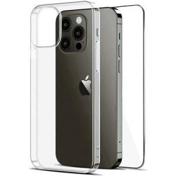 Pack Funda Antigolpes Transparente TPU + Cristal Templado 9H para iPhone 15 Pro Max