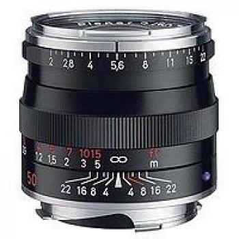 ZEISS Ikon Planar T* ZM 2/50 Standard Camera Lens for Leica M-Mount Rangefinder - Black