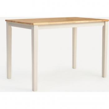 Mesa de cocina de madera de hevea Dover con elegante diseño y excelente calidad en El Corte Inglés.
