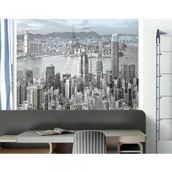 Mural de ventana Skyline Nostalgia, Dimensione:144cm x 192cm