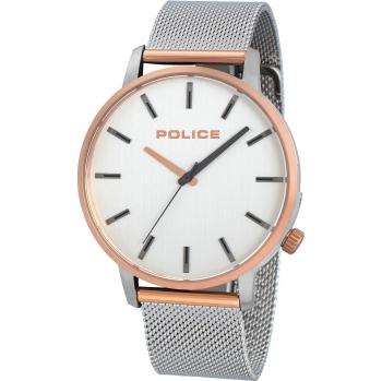 Police Men's Bracelet Watch Silver Stainless Steel Gray Size: ONE SIZE