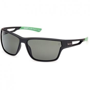Timberland TB00001 Polarized Green Sunglasses, Black male, Size: 65 MM