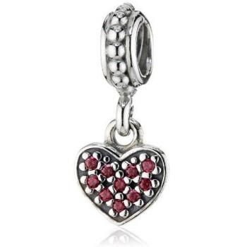 Pandora 791023CZR - Abalorio de plata de ley con circonita