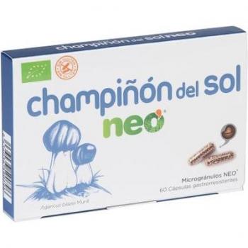 MICO NEO | Champiñón del Sol | 60 Cápsulas | Ayuda a Reforzar las Defensas de Forma Natural | Elaborado con Hongos Ecológicos | Suplemento Alimenticio Natural