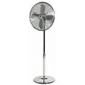 Ventilador de Pie FM PM-140, 50W, Cromo Metálico, 40cm