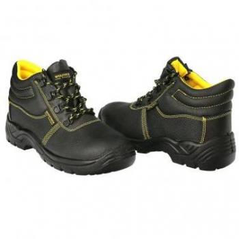 Botas de Seguridad Wolfpack Línea Profesional S3, Piel Negra, Número 42, Vestuario Laboral, Calzado de Seguridad, Botas de Trabajo (Par)