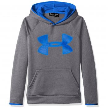 Under Armour Af Big Logo Hoody Sudadera, Niños, Gris, YS