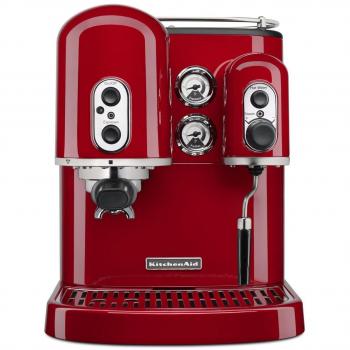 KitchenAid 5KES2102EOB - Cafetera automática de diseño rustico, color rojo