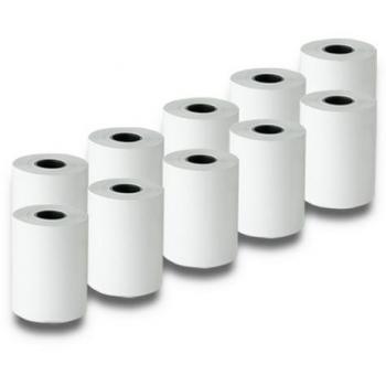 Rollo Papel Térmico Qoltec 51896 57 x 20 mm, 10 piezas