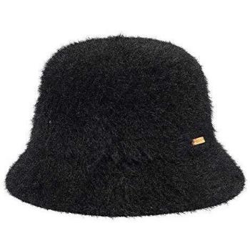 Barts Lavatera Women's Black Bucket Hat with Faux Fur Trim