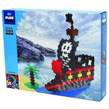 Plus-Plus 52154 - Ciclos de Acoplamiento - Mini Básico 1060 - Barco Pirata
