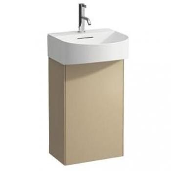 Unidad de base para lavabo LAUFEN Sonar, 1 puerta, bisagra derecha, color oro, dimensiones 38.5x60x24 cm