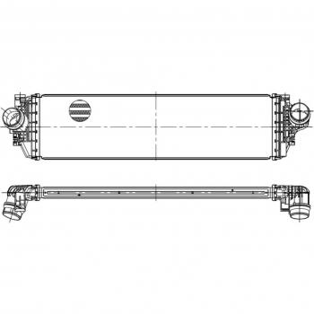 Intercooler NRF 309120, Enfriador de Aire Cargado con Alta Eficiencia
