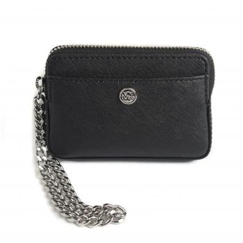 Cartera Michael Kors Mujer 35R3STVD6LBLK, dimensiones 11,5x7,5x2cm, color Negro