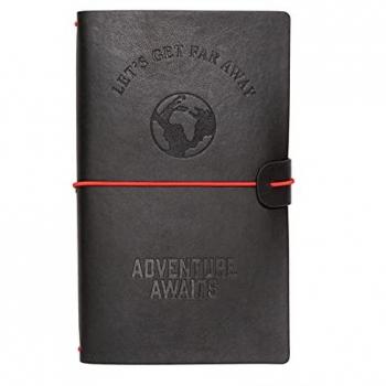 Cuaderno de Viaje Wanderlust de Cuero Sintético 19,6x12 cm - Diario Personal para Niños con Licencia Oficial