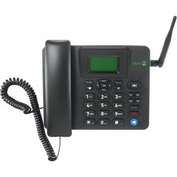 Doro 4100H Teléfono Fijo 4G Negro con Pantalla LCD