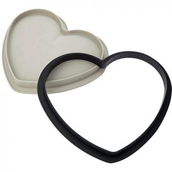 Kit de Tarta Corazón Mon Amour - Set de Anillo y Molde de Silicona 18,8 x 15,8 cm
