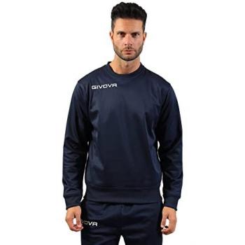 Givova One Men's Training Fleece Sweatshirt - Blue XS (152-164)
