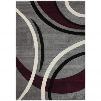 Lalee 347166879 - Alfombra, 120 x 170, color plateado