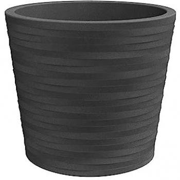 Vaso Elegance Hermes 40 cm Antracita Resina