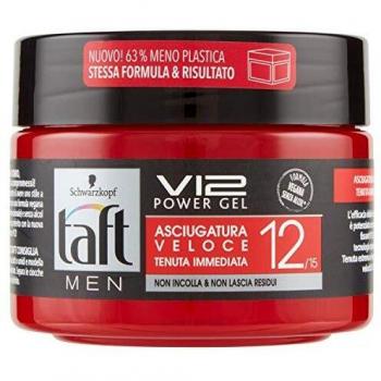 V12 Power Hair Gel 250ml - Extra Strong Hold, Quick Drying, Vegan Formula