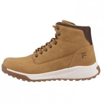 Fila Lance XXI Brown Lace-Up Boots for Men, Size 9 US