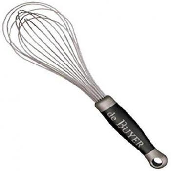 De Buyer 2610.25 - Varillas para batir de acero inoxidable, Mango de plástico, 25 cm
