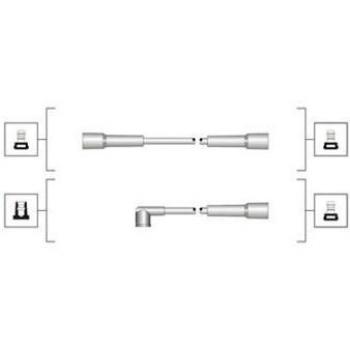 Juego de cables de encendido Magneti Marelli 941319170042, incluye cables de alta tensión, resistencia a altas temperaturas, diseño específico para cada vehículo, fácil instalación y compatibilidad con múltiples modelos