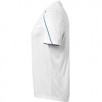 uhlsport Stream 22 Shirt Shortsleeved Camiseta De Entrenamiento, Hombre, Blanco/Azur, 152